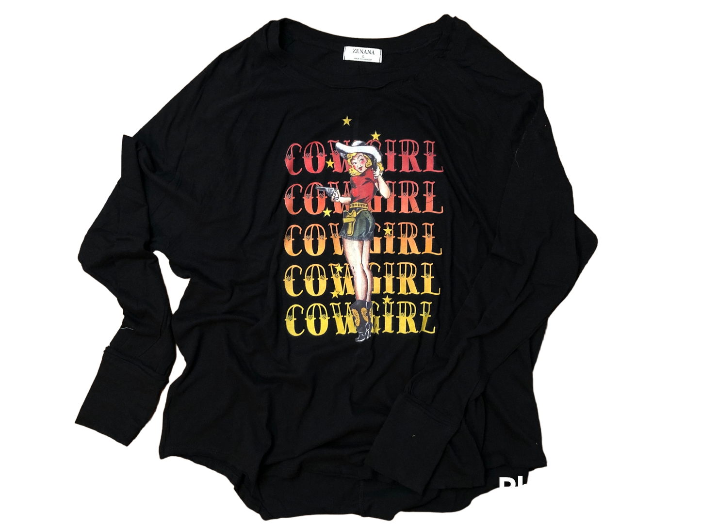 Pin Up Cowgirl Fashion Top