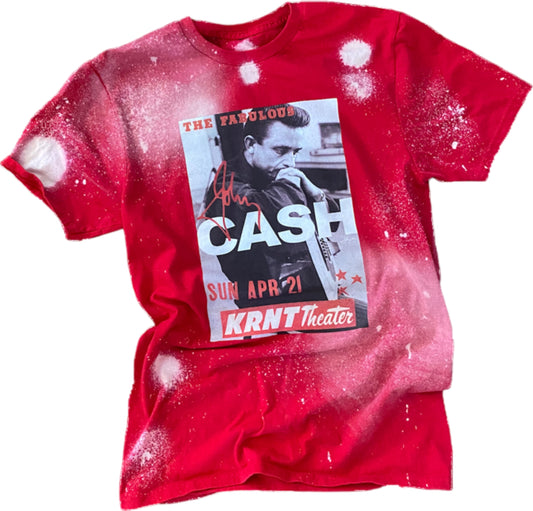 Johnny Cash Bleached Tee